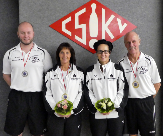 Sieger im Doppel-Wettbewerb